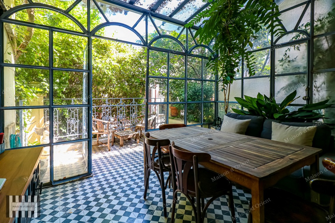 1+1 Duplex Apartment with Winter Garden for Sale in Galata
