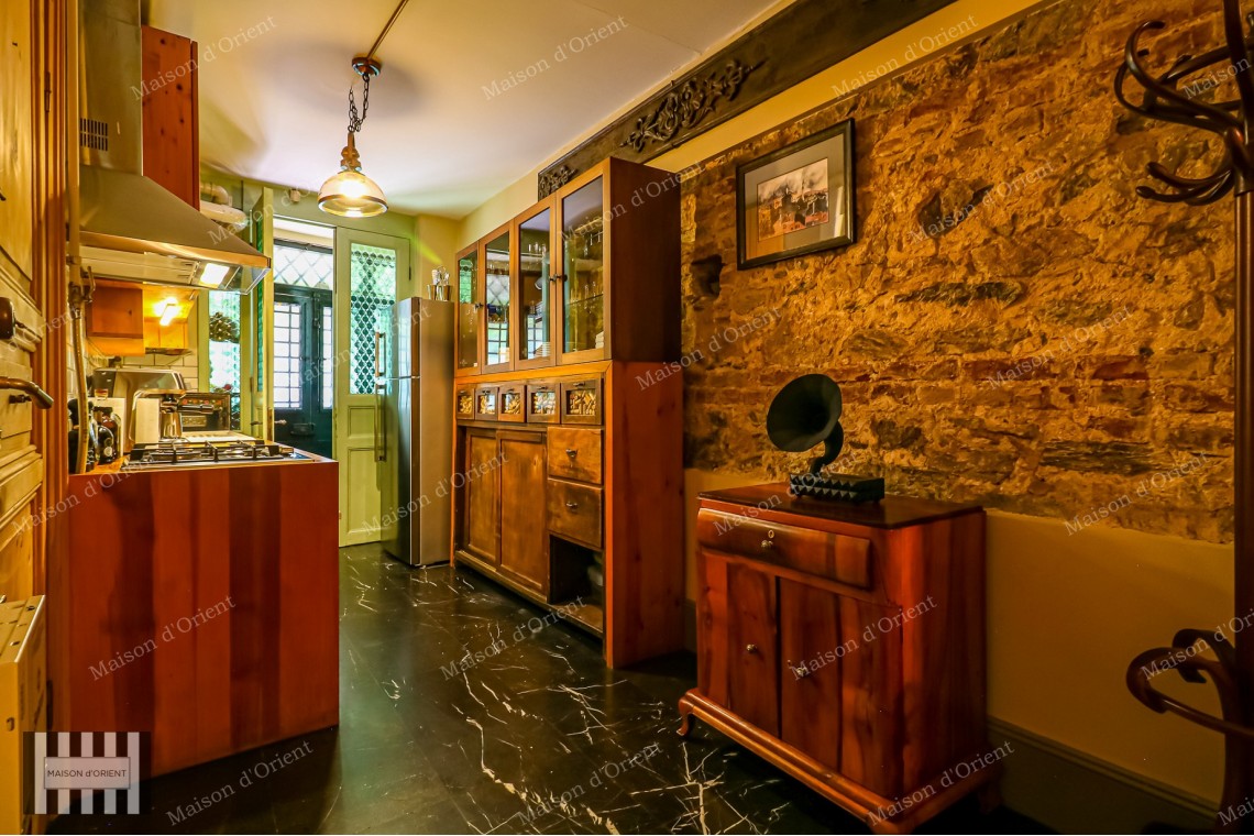 1+1 Duplex Apartment with Winter Garden for Sale in Galata
