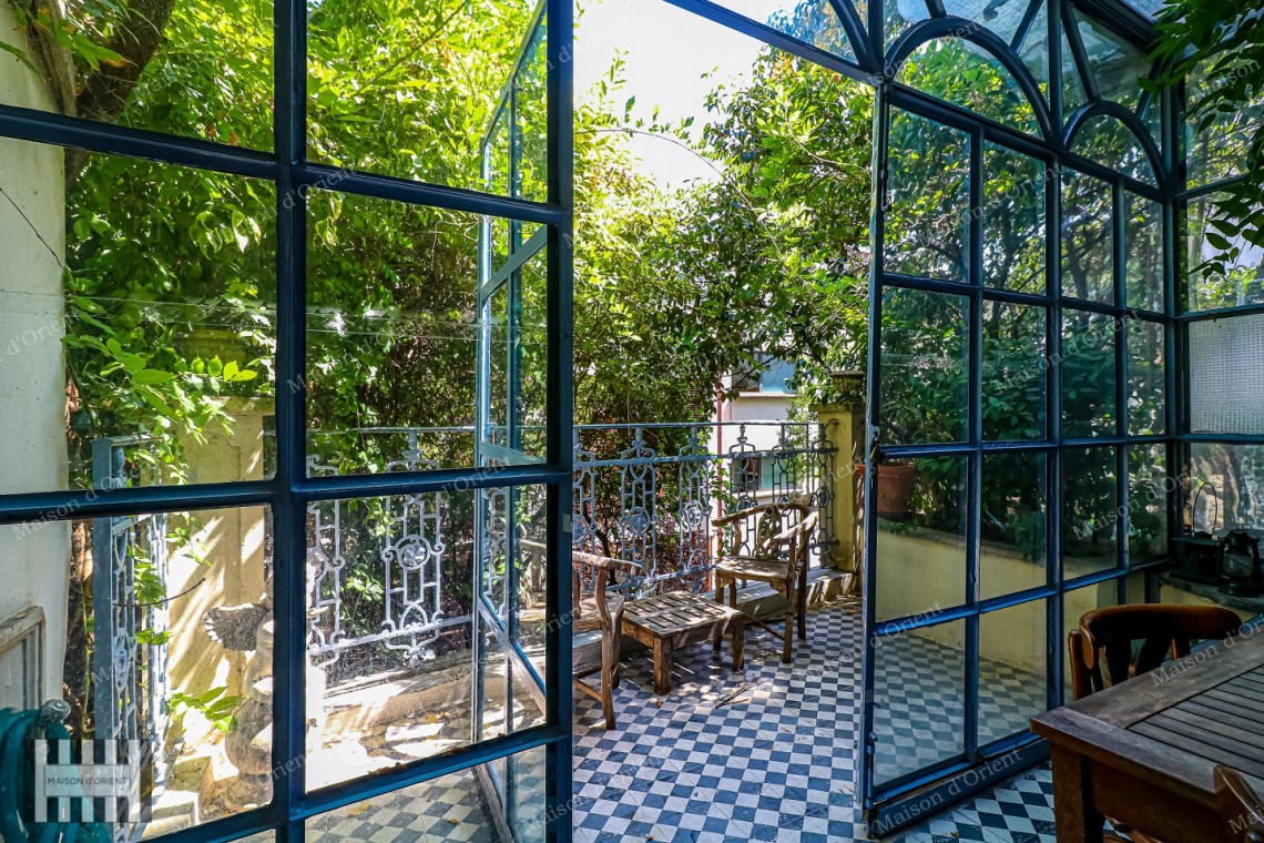 1+1 Duplex Apartment with Winter Garden for Sale in Galata