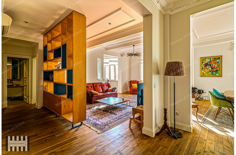 3+1 Apartment for Rent in Galatasaray Historical Ferah Apartment