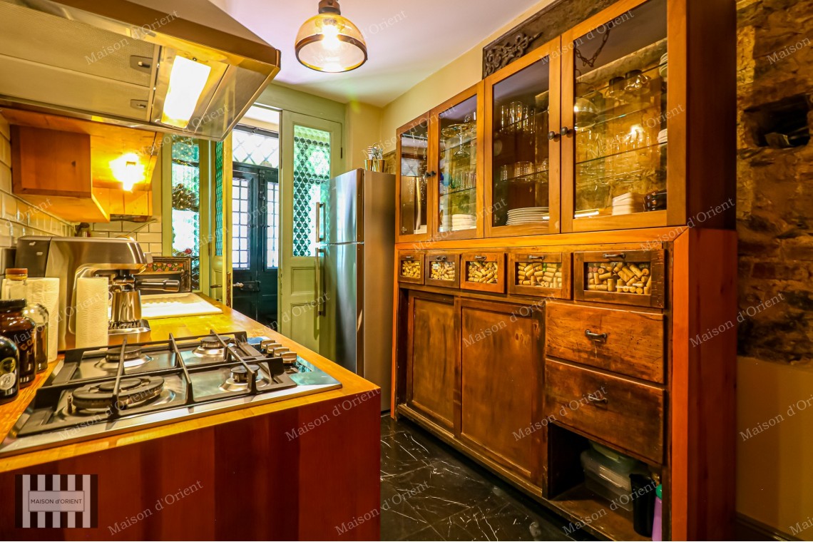 1+1 Duplex Apartment with Winter Garden for Sale in Galata