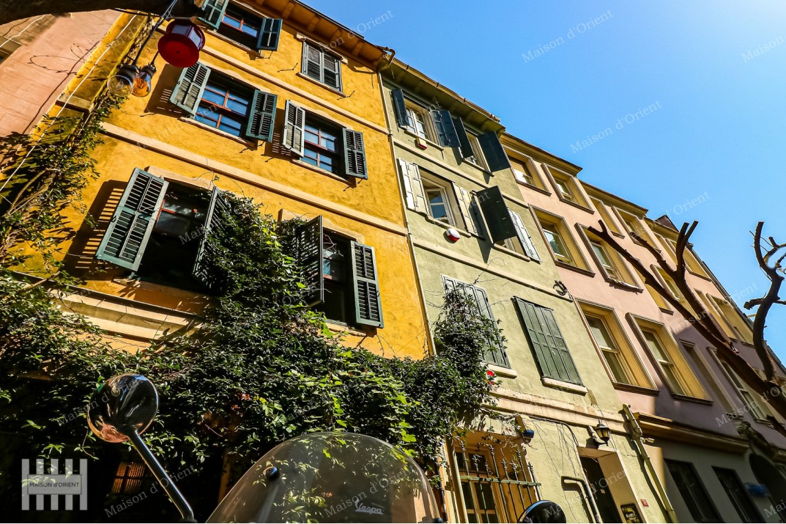 1+1 Duplex Apartment with Winter Garden for Sale in Galata