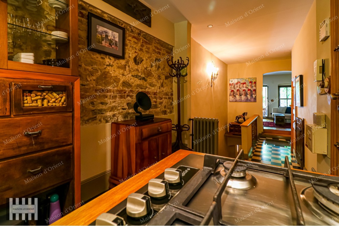 1+1 Duplex Apartment with Winter Garden for Sale in Galata