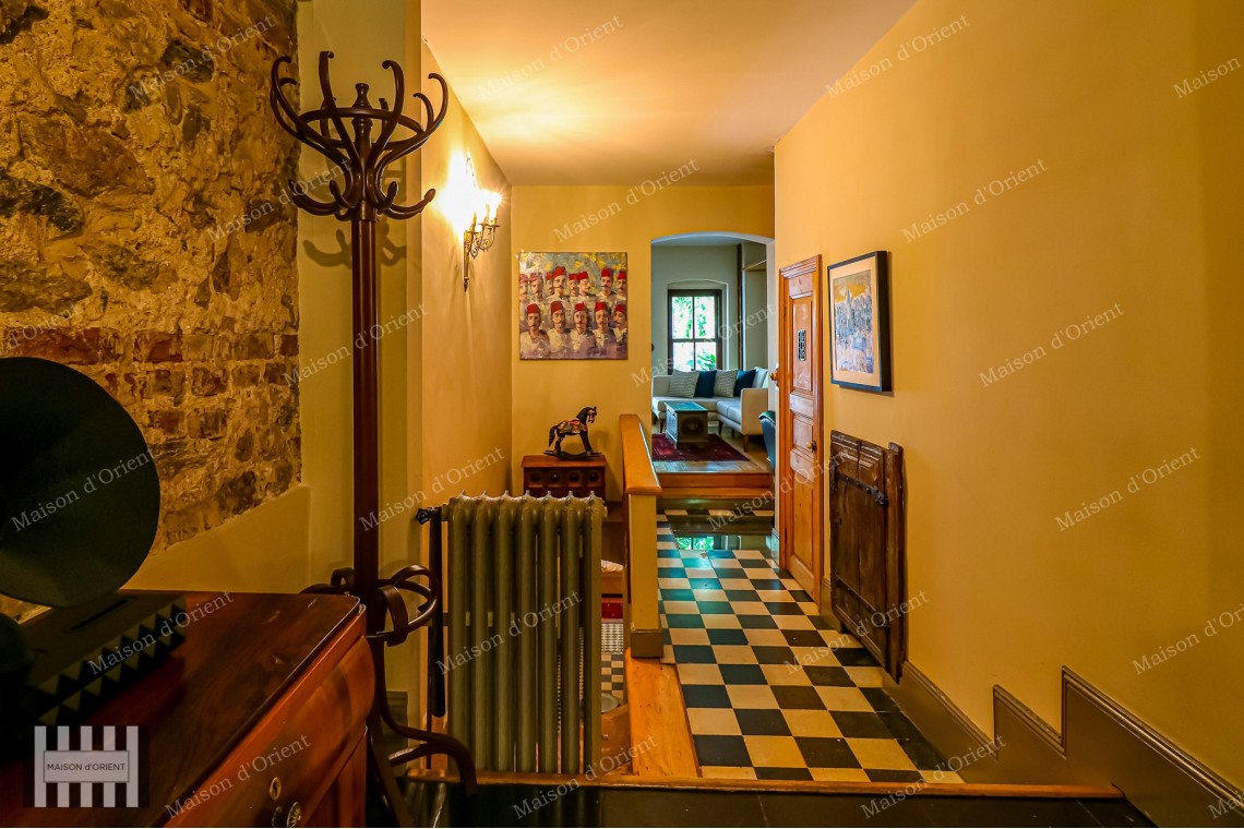 1+1 Duplex Apartment with Winter Garden for Sale in Galata