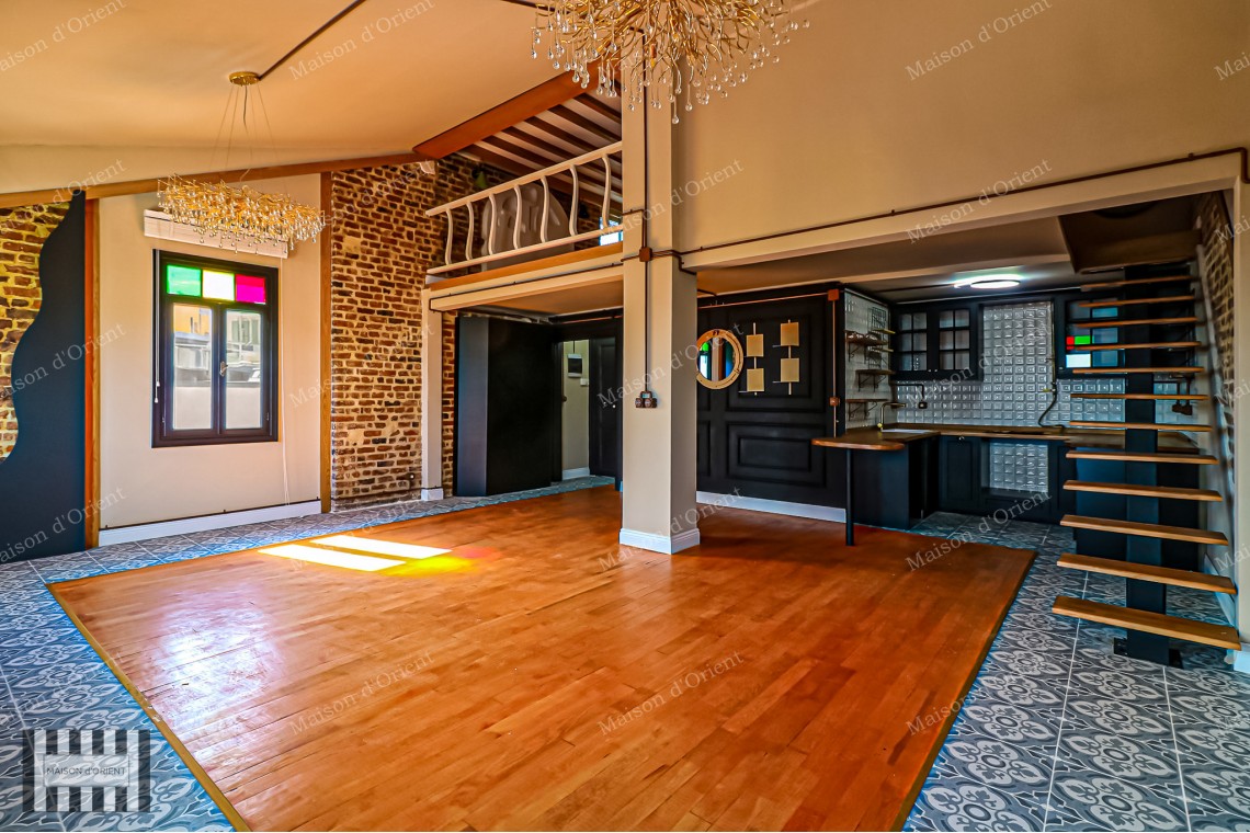 1+1 Apartment for Sale with View in Galata Historical Building