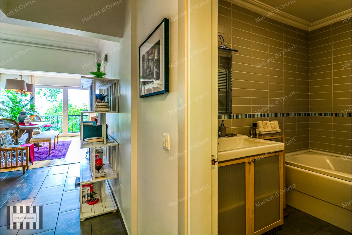 Fully Renovated 2+1 Flat with View for Sale in Cihangir
