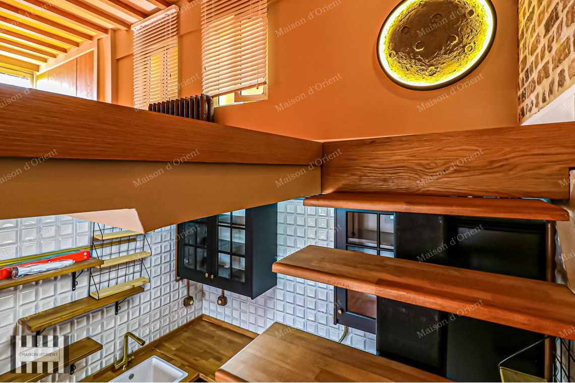 1+1 Apartment for Sale with View in Galata Historical Building
