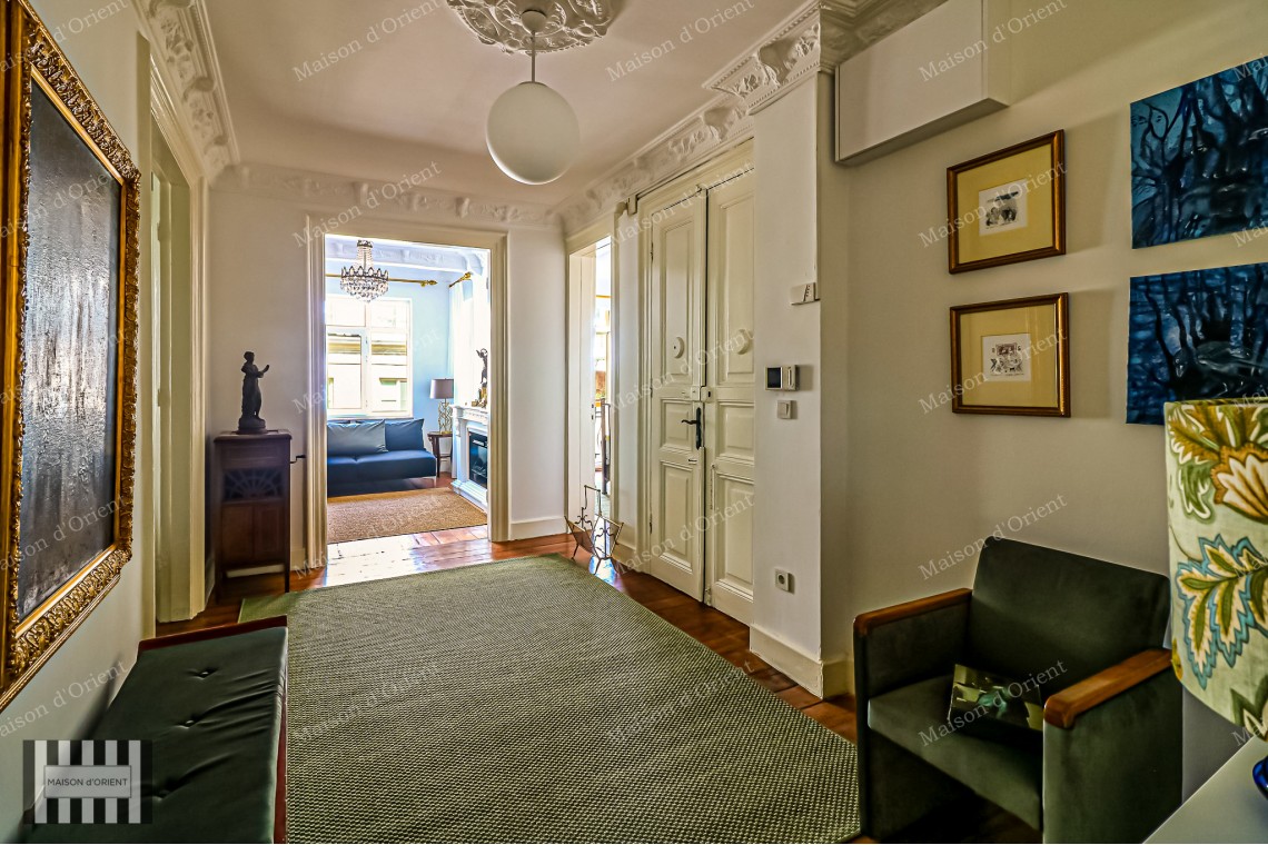 2+2 Furnished Apartment for Rent in Pera  Historical Building