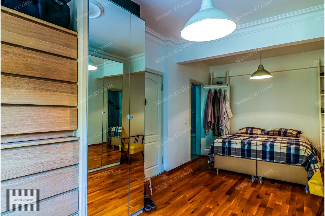Fully Renovated 2+1 Flat with View for Sale in Cihangir