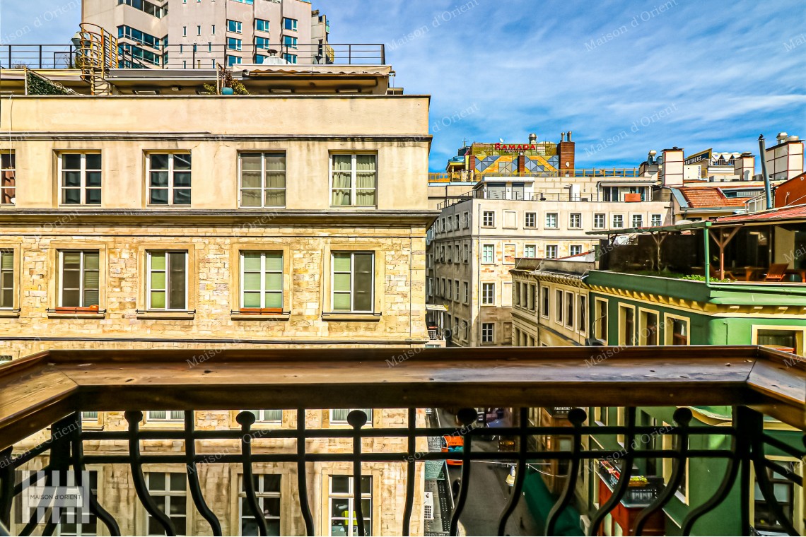 2+2 Furnished Apartment for Rent in Pera  Historical Building