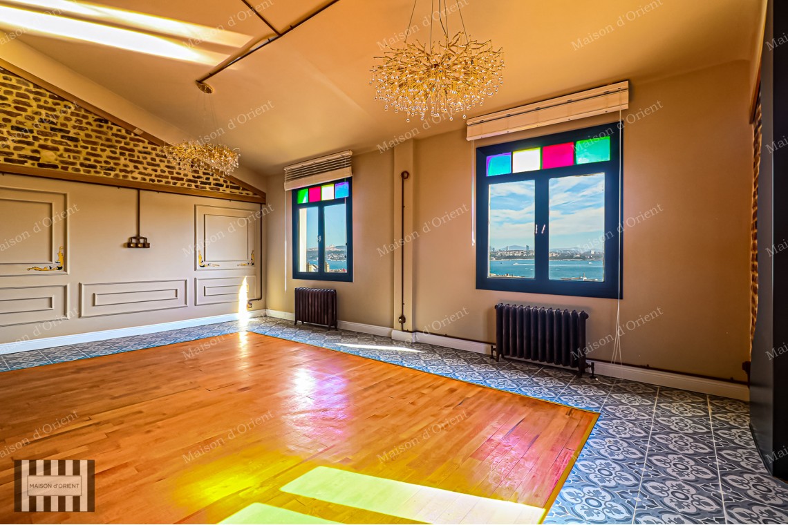 1+1 Apartment for Sale with View in Galata Historical Building