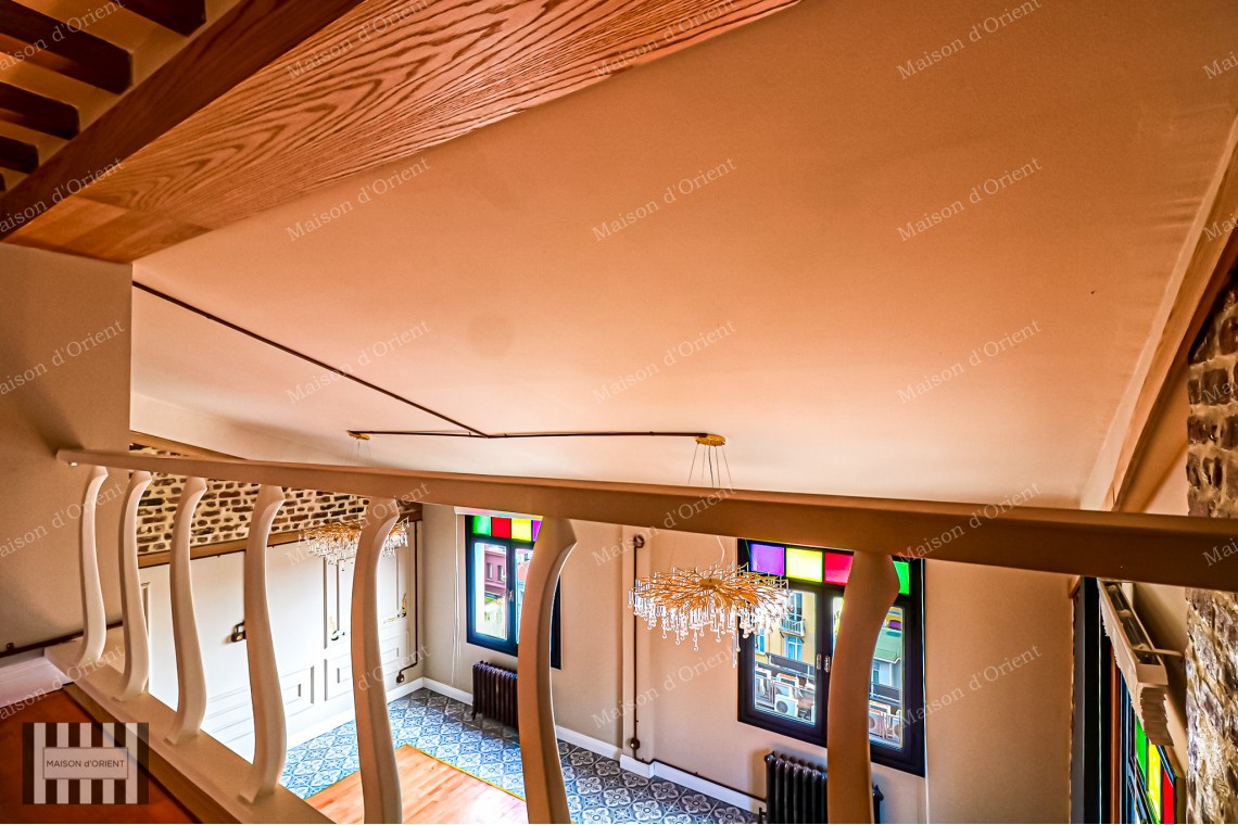 1+1 Apartment for Sale with View in Galata Historical Building