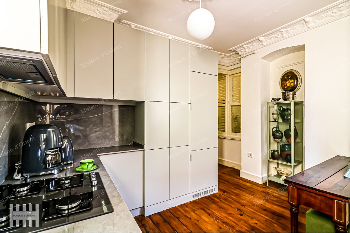 2+2 Furnished Apartment for Rent in Pera  Historical Building