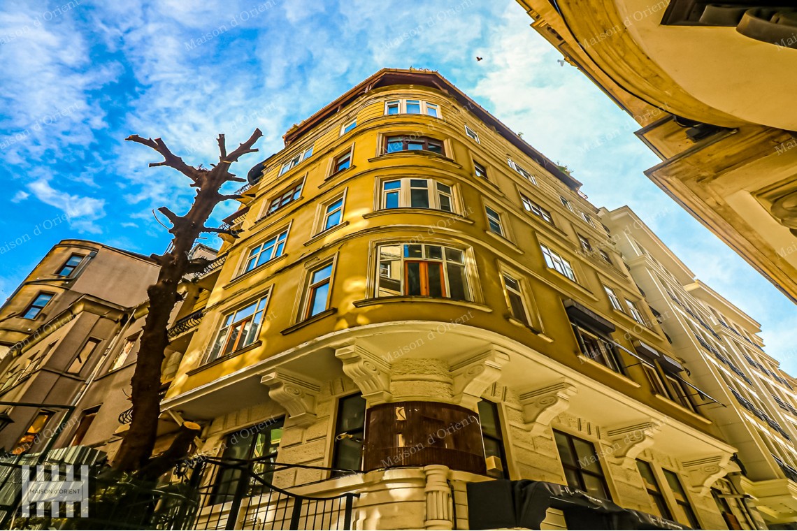 2+2 Furnished Apartment for Rent in Pera  Historical Building