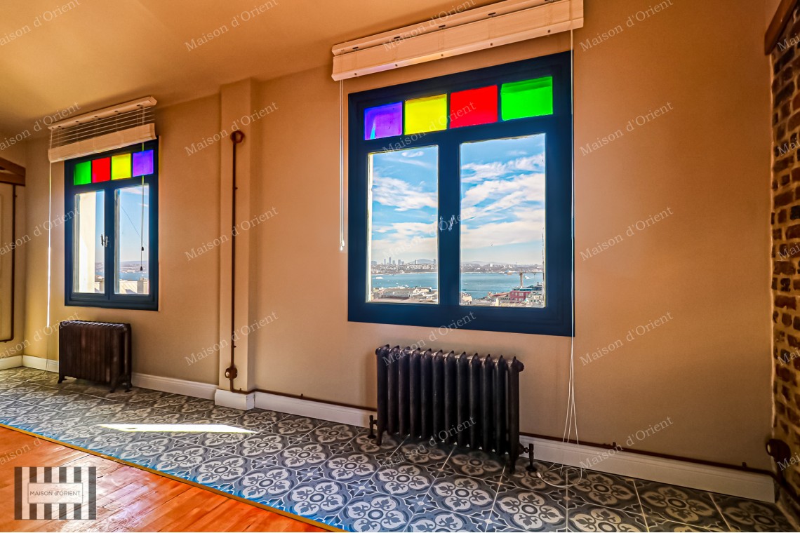 1+1 Apartment for Sale with View in Galata Historical Building