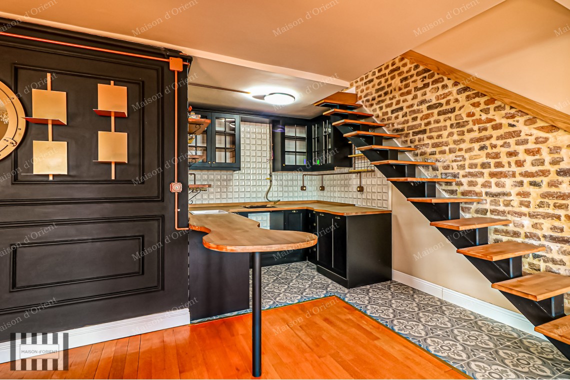1+1 Apartment for Sale with View in Galata Historical Building