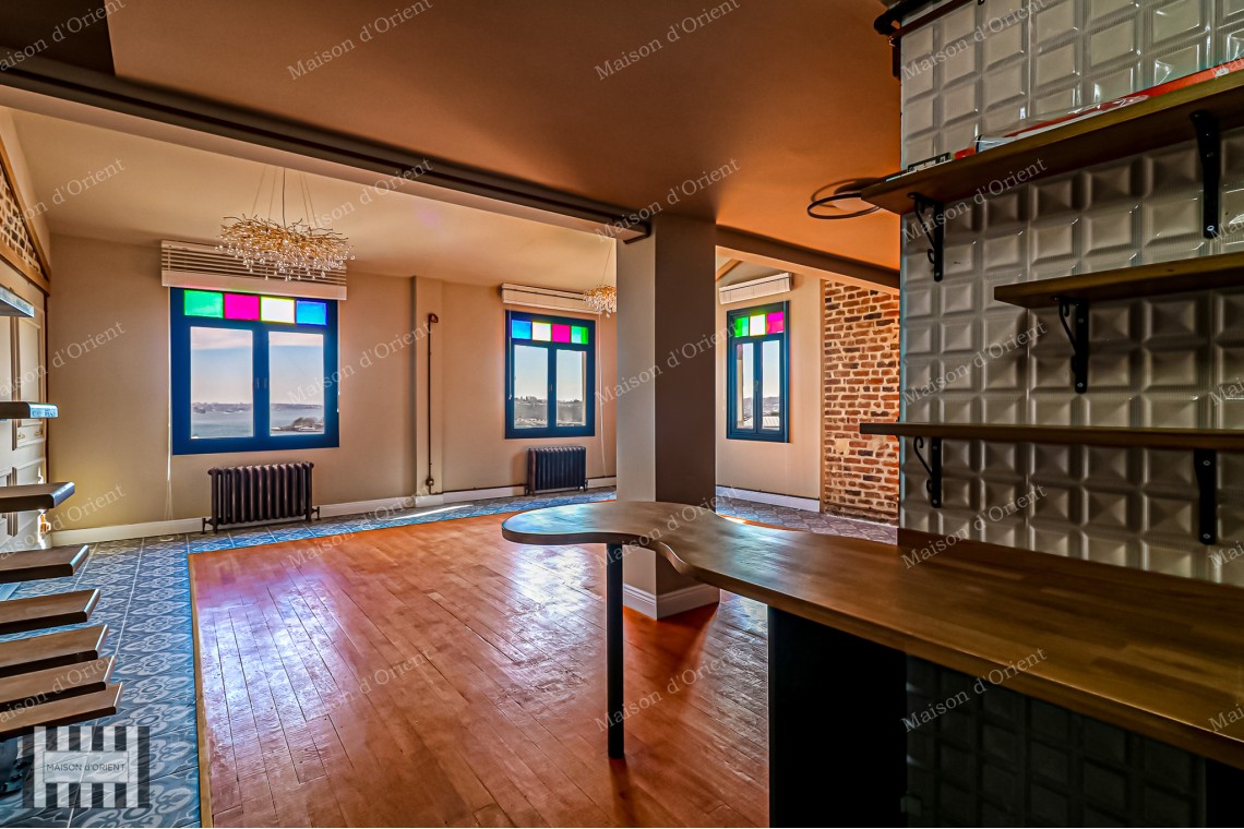 1+1 Apartment for Sale with View in Galata Historical Building