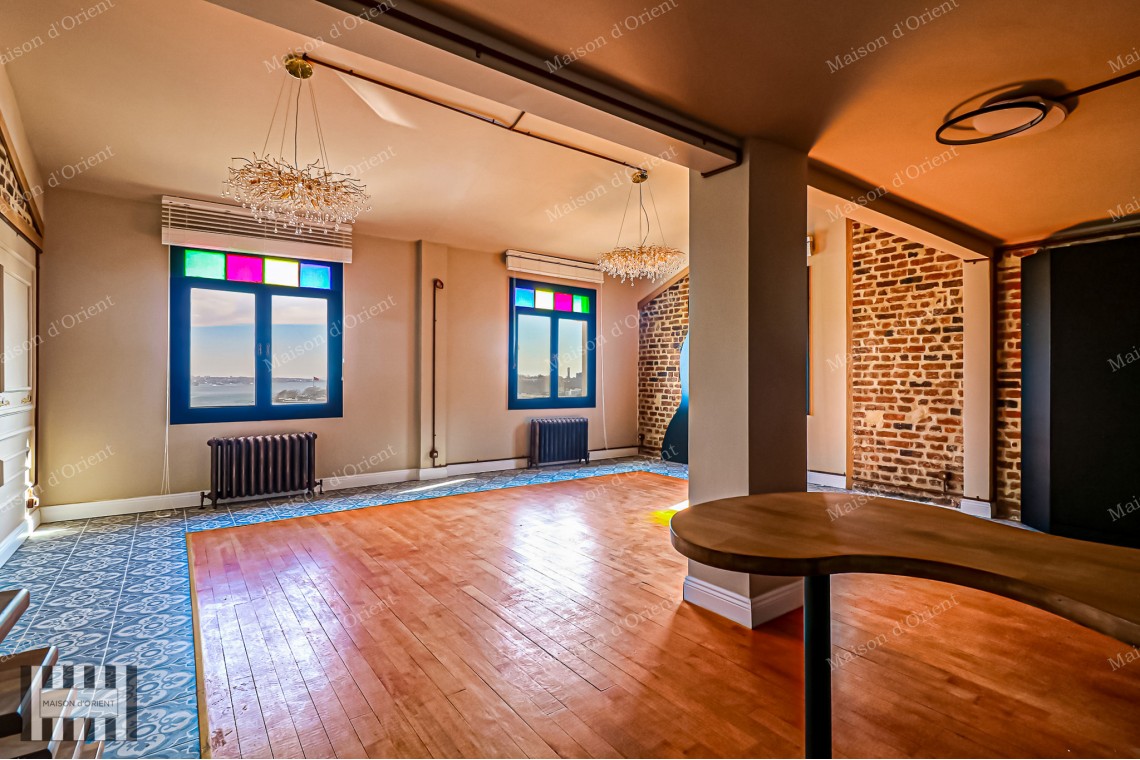 1+1 Apartment for Sale with View in Galata Historical Building