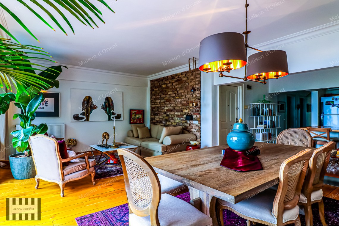Fully Renovated 2+1 Flat with View for Sale in Cihangir