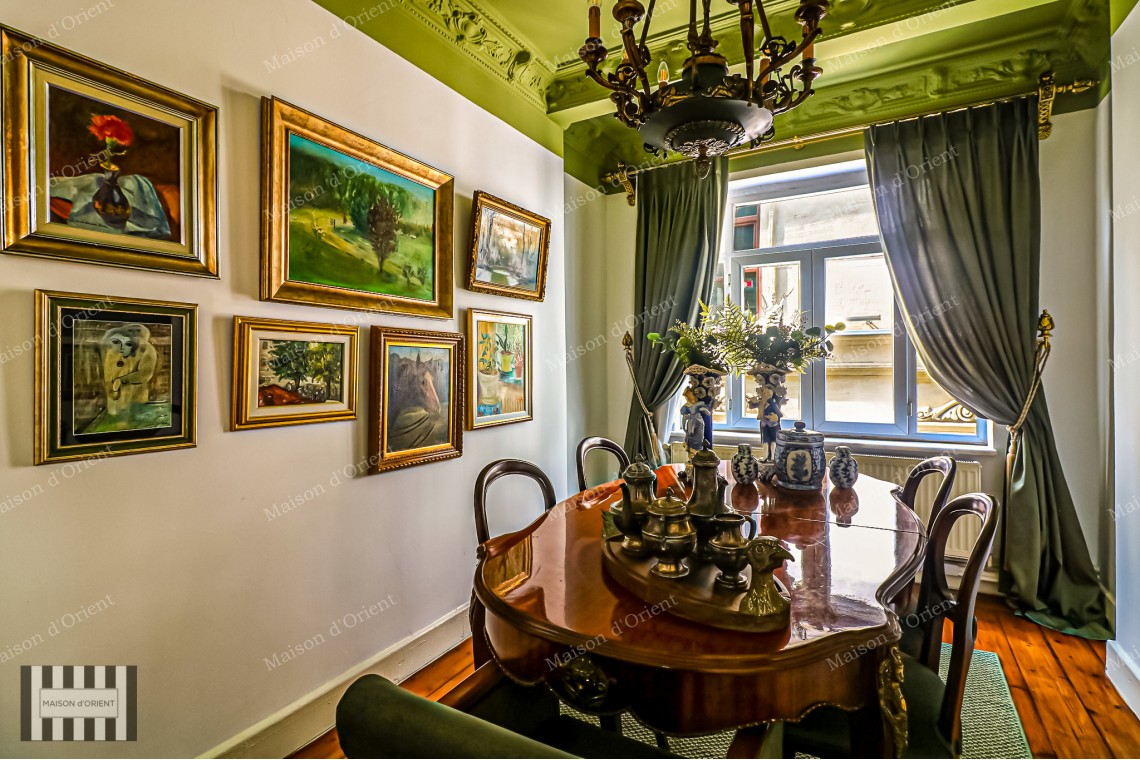 2+2 Furnished Apartment for Rent in Pera  Historical Building