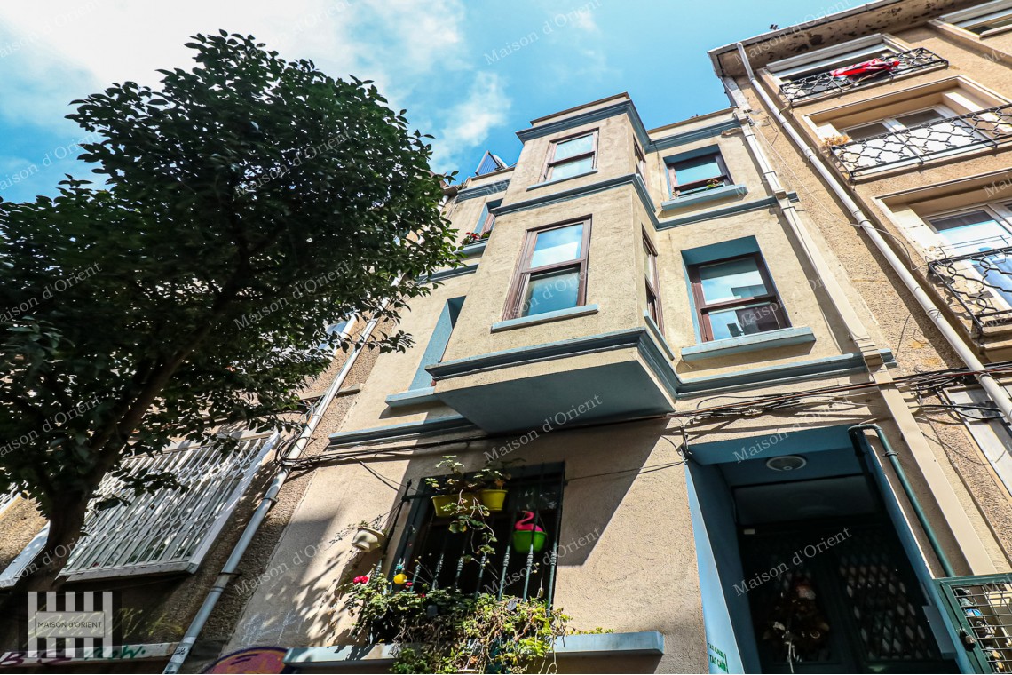5-Story Historical Building for Sale on Cihangir Güneşli Street, Airbnb Compatible