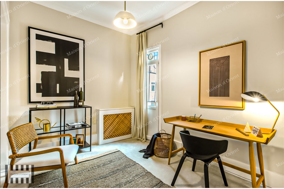 Duplex Apartment with Golden Horn View for Sale in a Historic Building in Sishane