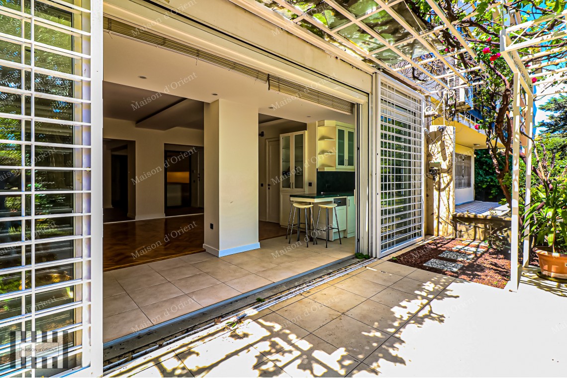 2+1 Apartment With Private Garden For Sale In Gumussuyu