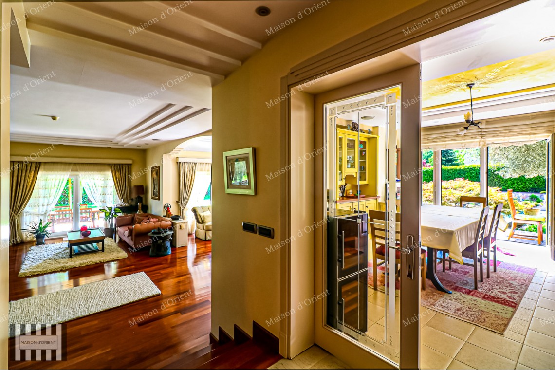 Rental Villa in Zekeriyakoy with 2.300sqm Garden, Semi-Olympic Pool and Sports Complex