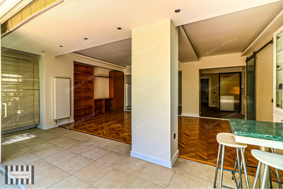 2+1 Apartment With Private Garden For Sale In Gumussuyu