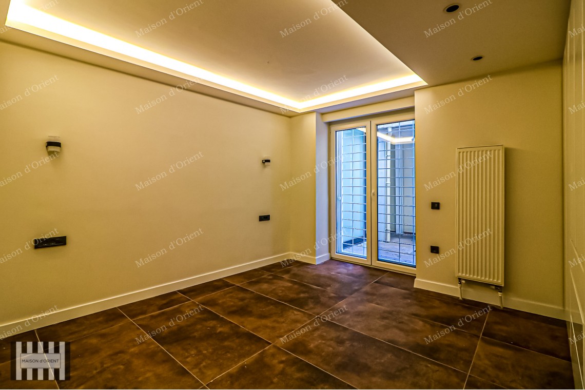 2+1 Apartment With Private Garden For Sale In Gumussuyu