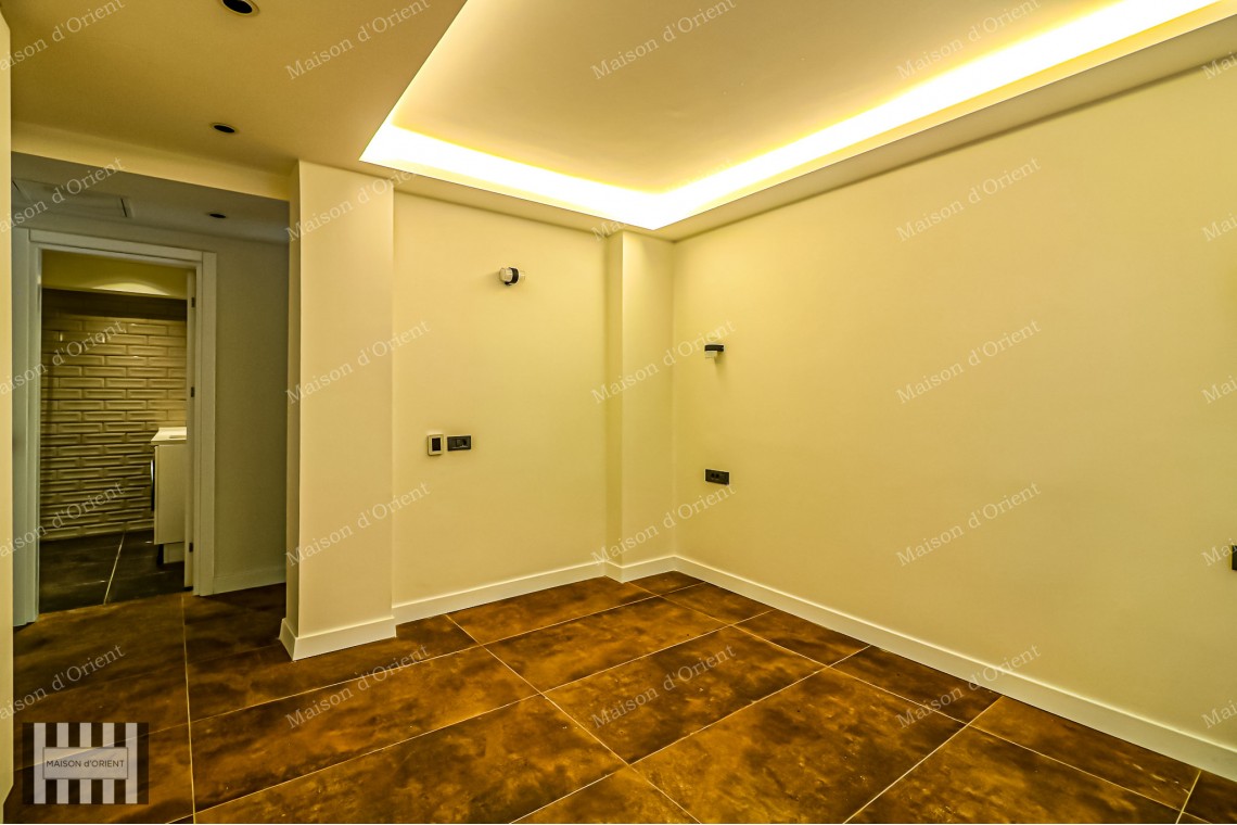 2+1 Apartment With Private Garden For Sale In Gumussuyu