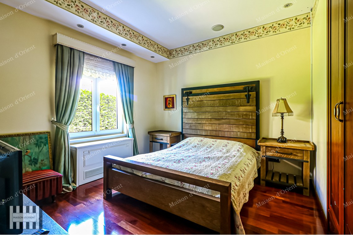 Rental Villa in Zekeriyakoy with 2.300sqm Garden, Semi-Olympic Pool and Sports Complex