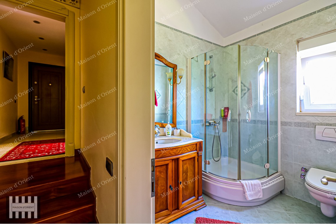 Rental Villa in Zekeriyakoy with 2.300sqm Garden, Semi-Olympic Pool and Sports Complex