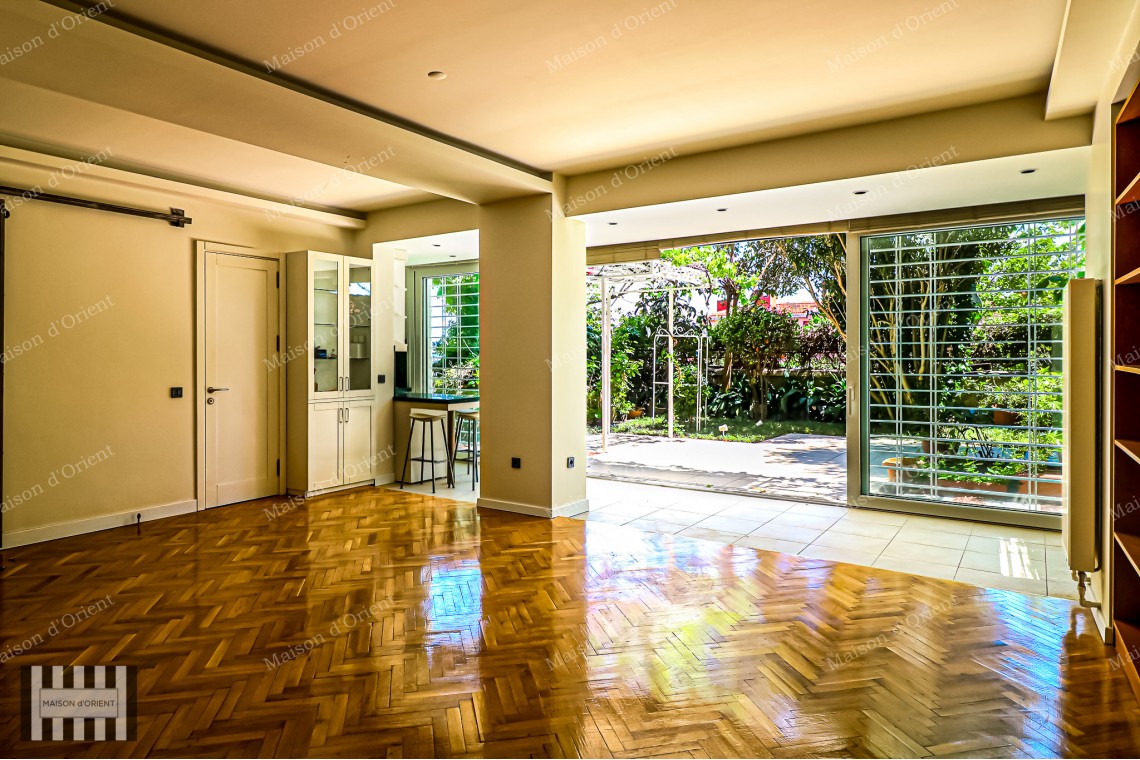 2+1 Apartment With Private Garden For Sale In Gumussuyu