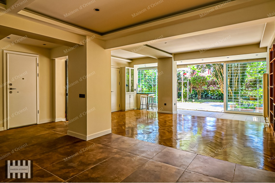 2+1 Apartment With Private Garden For Sale In Gumussuyu