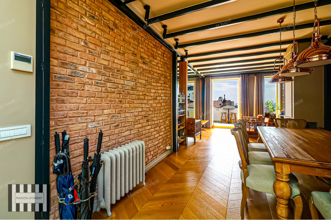3+1 Furnished Flat for Rent in Historical Building, Taksim