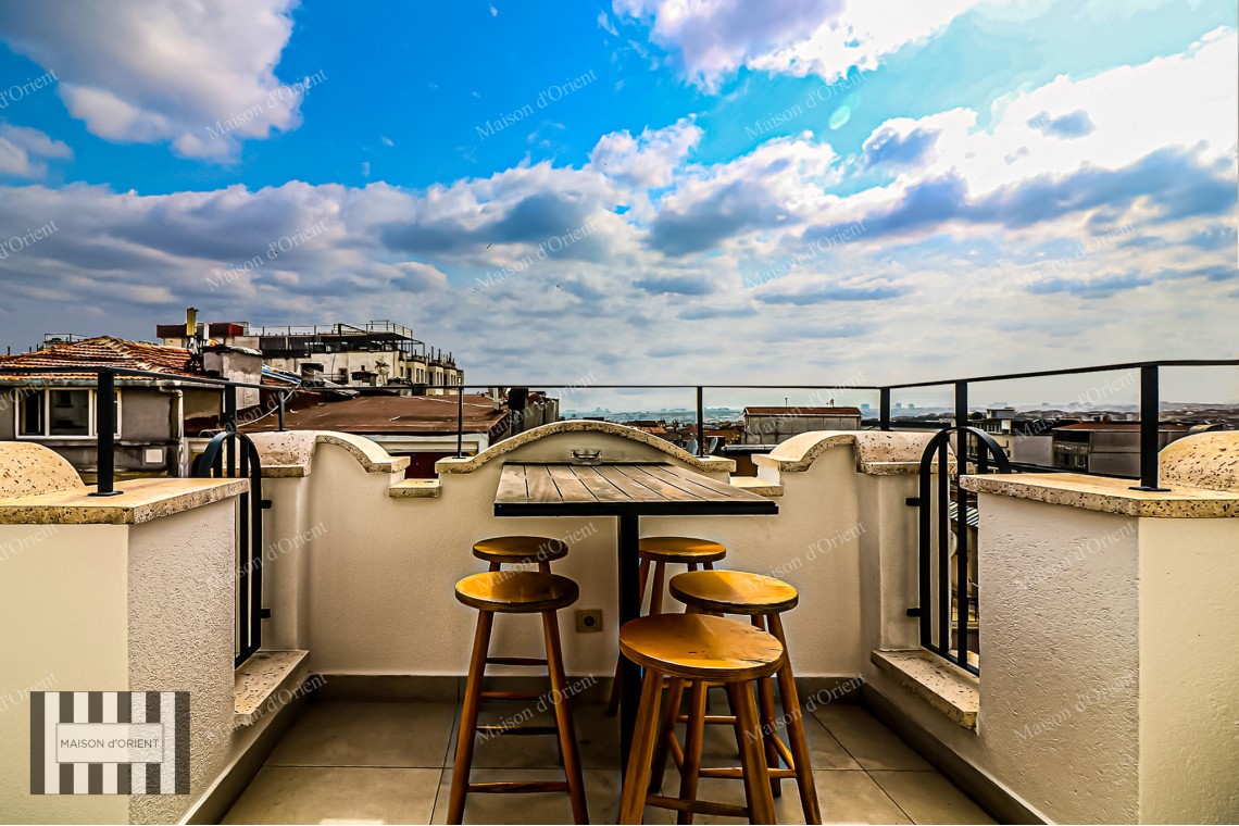 3+1 Furnished Flat for Rent in Historical Building, Taksim
