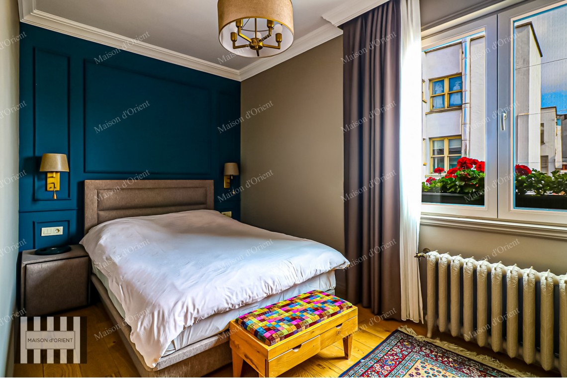 3+1 Furnished Flat for Rent in Historical Building, Taksim