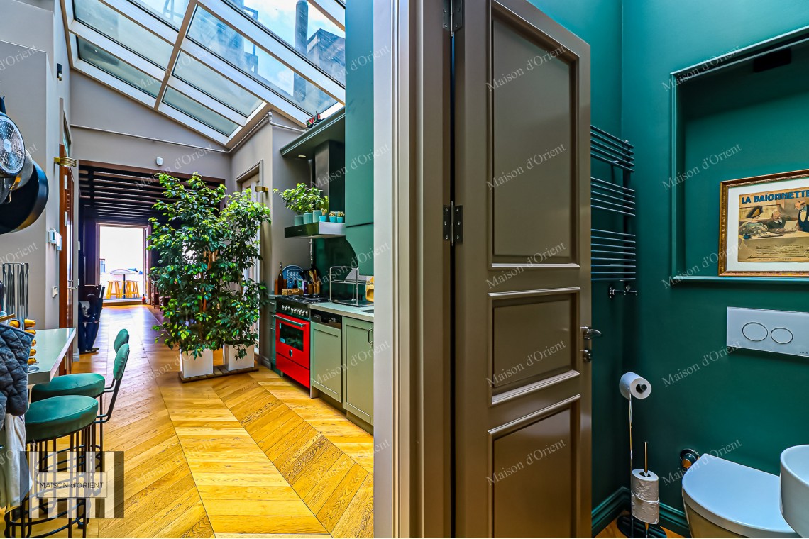 3+1 Furnished Flat for Rent in Historical Building, Taksim