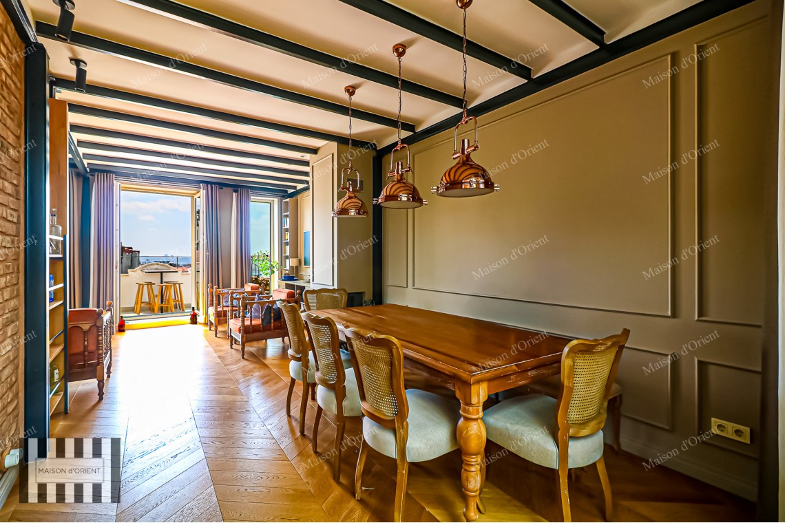 3+1 Furnished Flat for Rent in Historical Building, Taksim