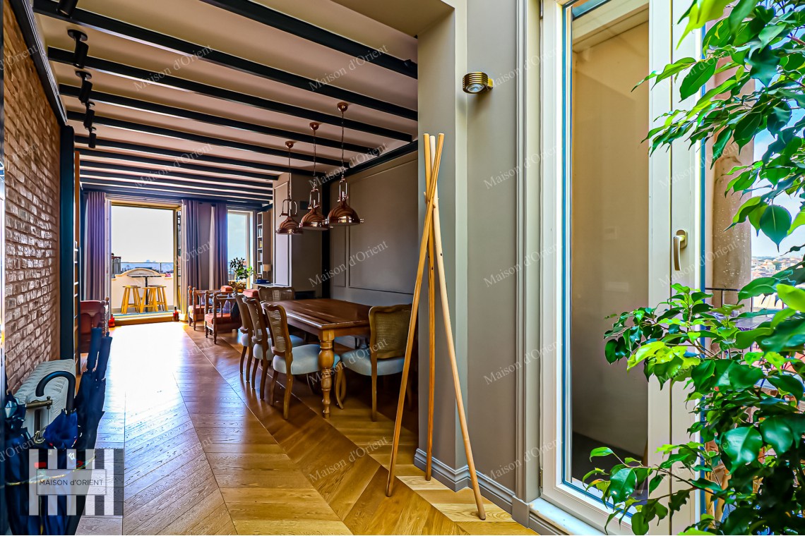 3+1 Furnished Flat for Rent in Historical Building, Taksim