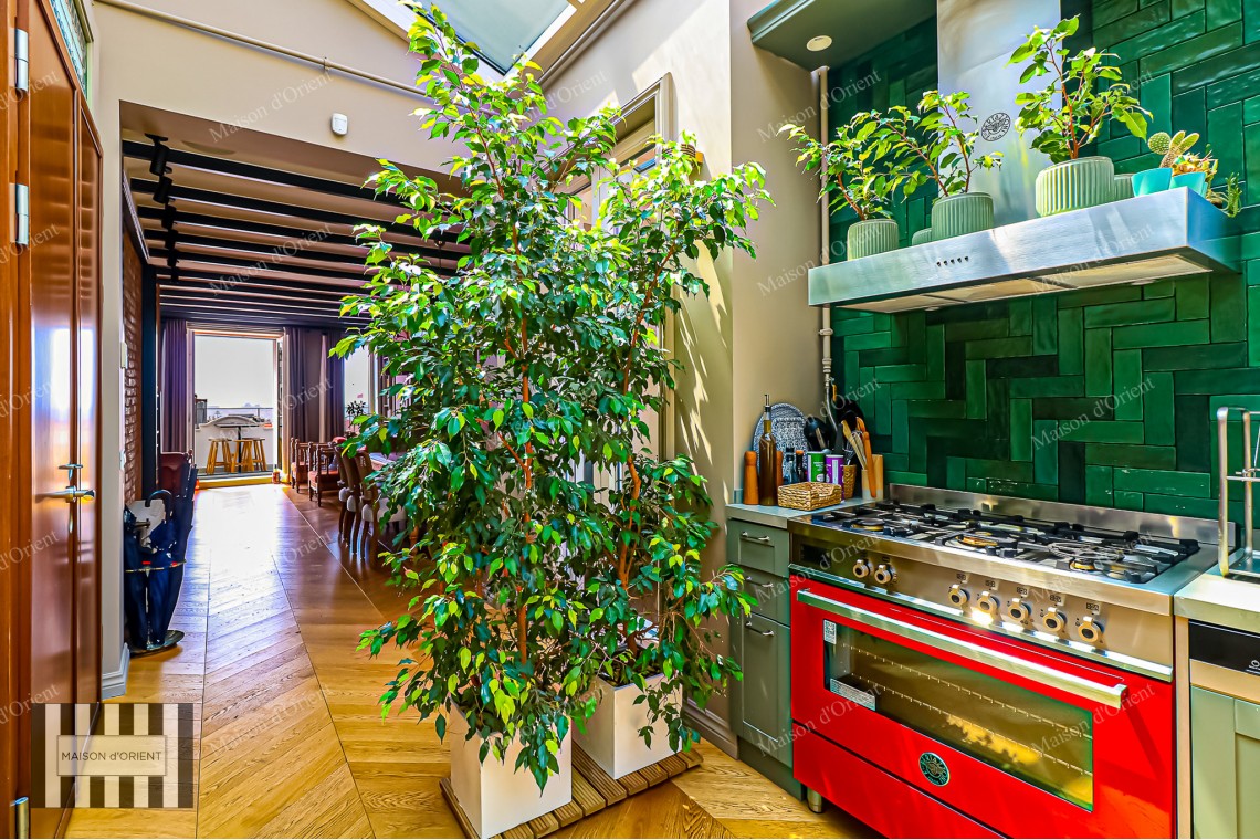 3+1 Furnished Flat for Rent in Historical Building, Taksim